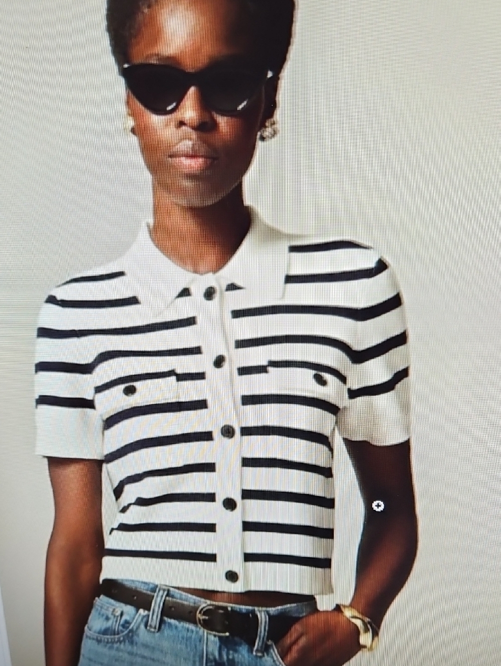 NEW J CREW COLLARED SHORT SLEEVE CARDIGAN (NEW $118) Sz M